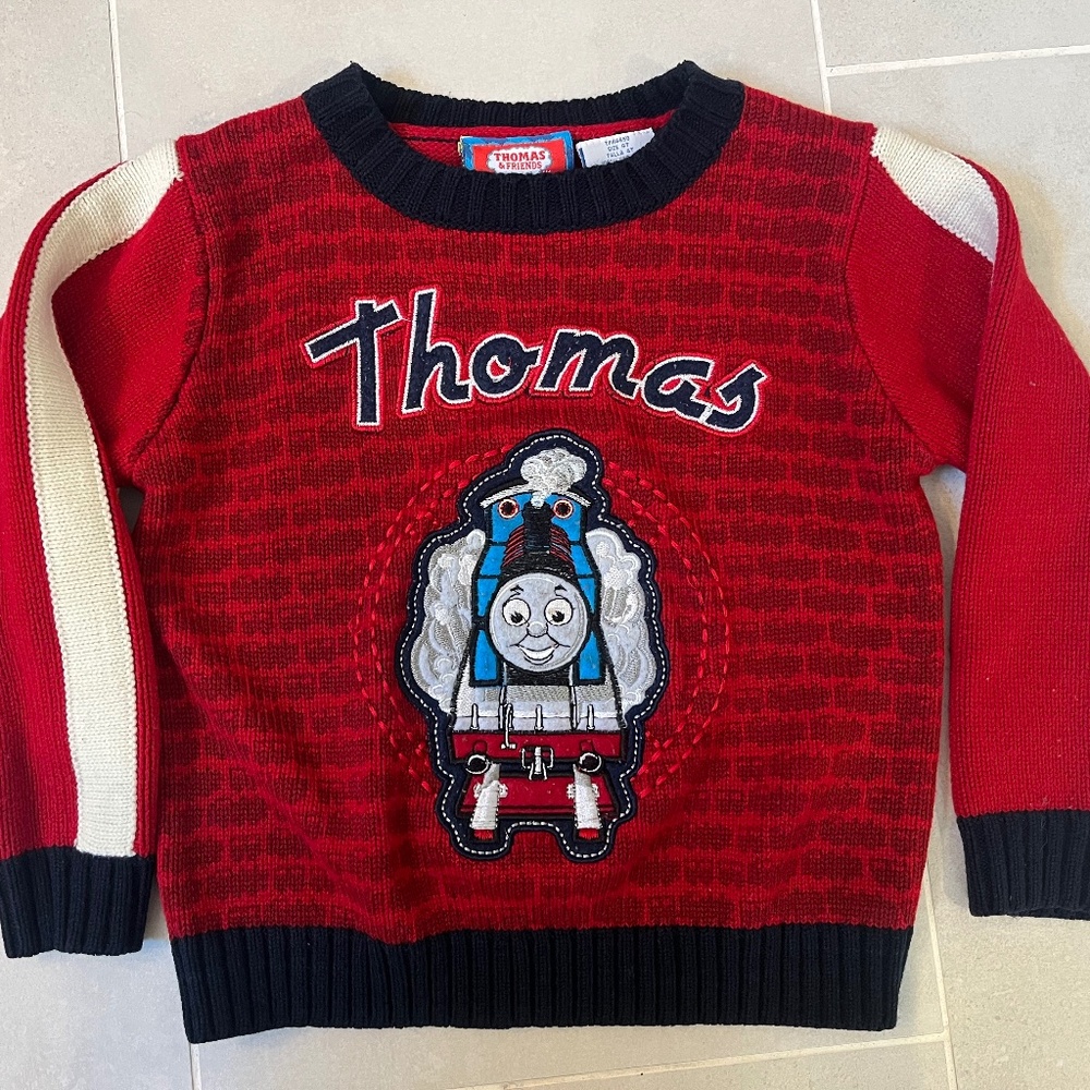 Thomas the train toddler sweater, toddler boy shirt, Thomas the train shirt